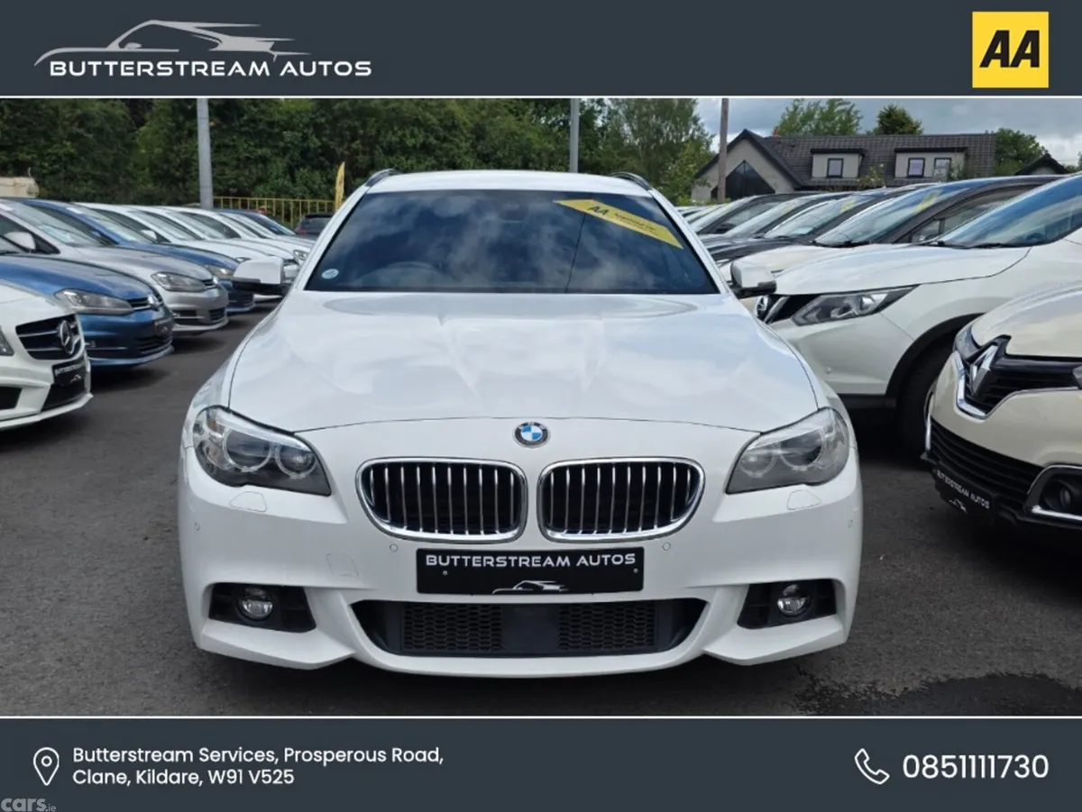 BMW 5-Series Estate, Diesel, 2015, White