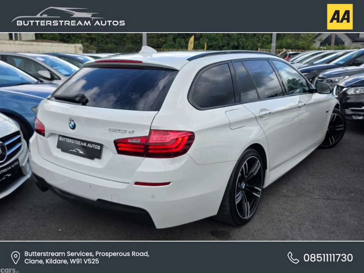 BMW 5-Series Estate, Diesel, 2015, White
