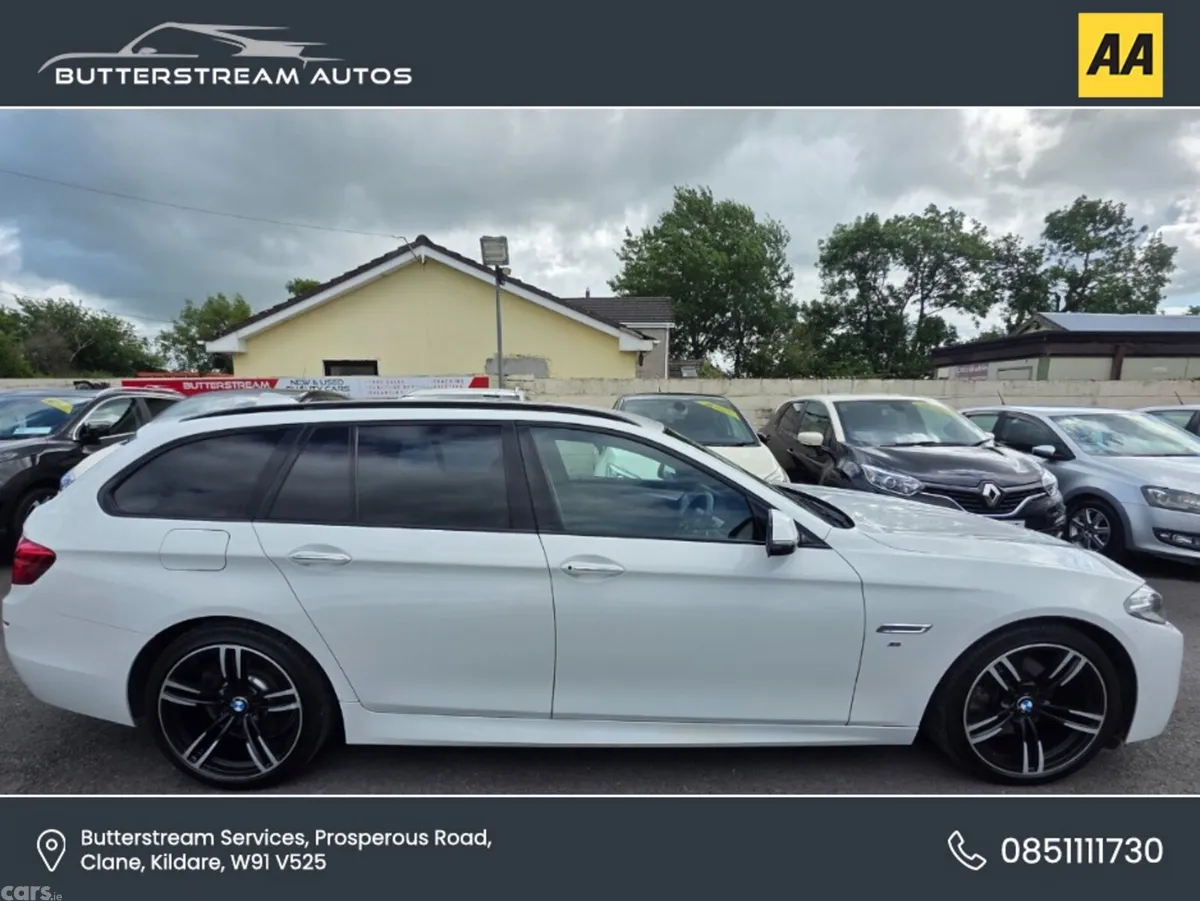 BMW 5-Series Estate, Diesel, 2015, White
