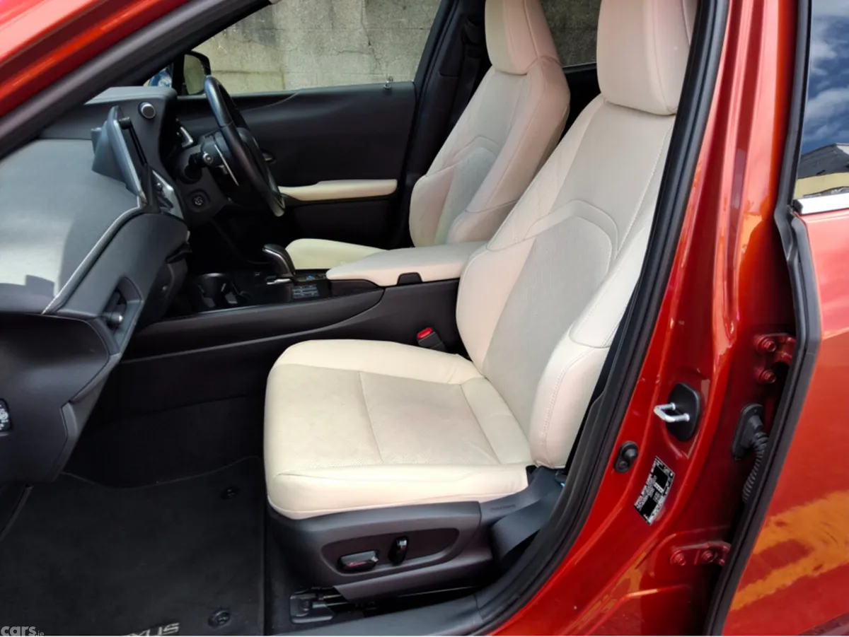 Lexus UX SUV, Electric, 2024, Orange
