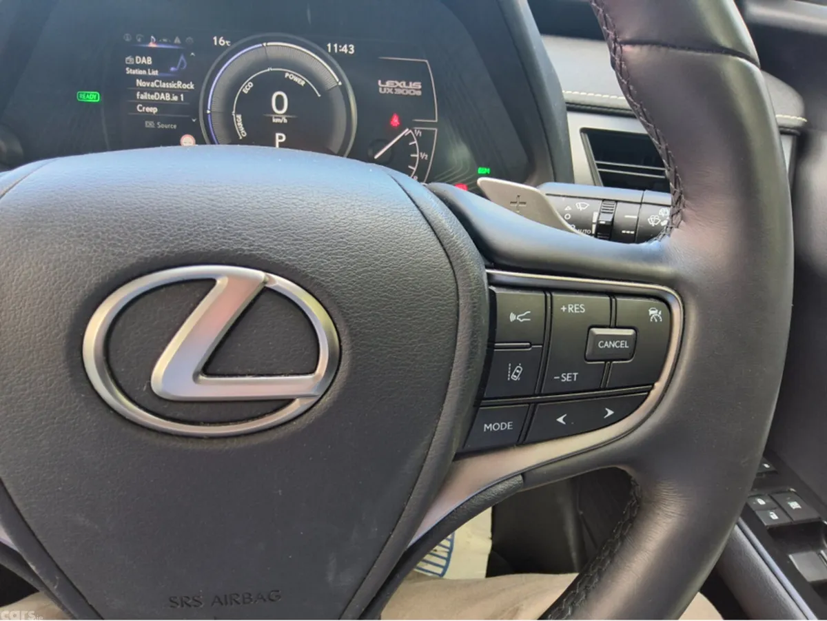 Lexus UX SUV, Electric, 2024, Orange