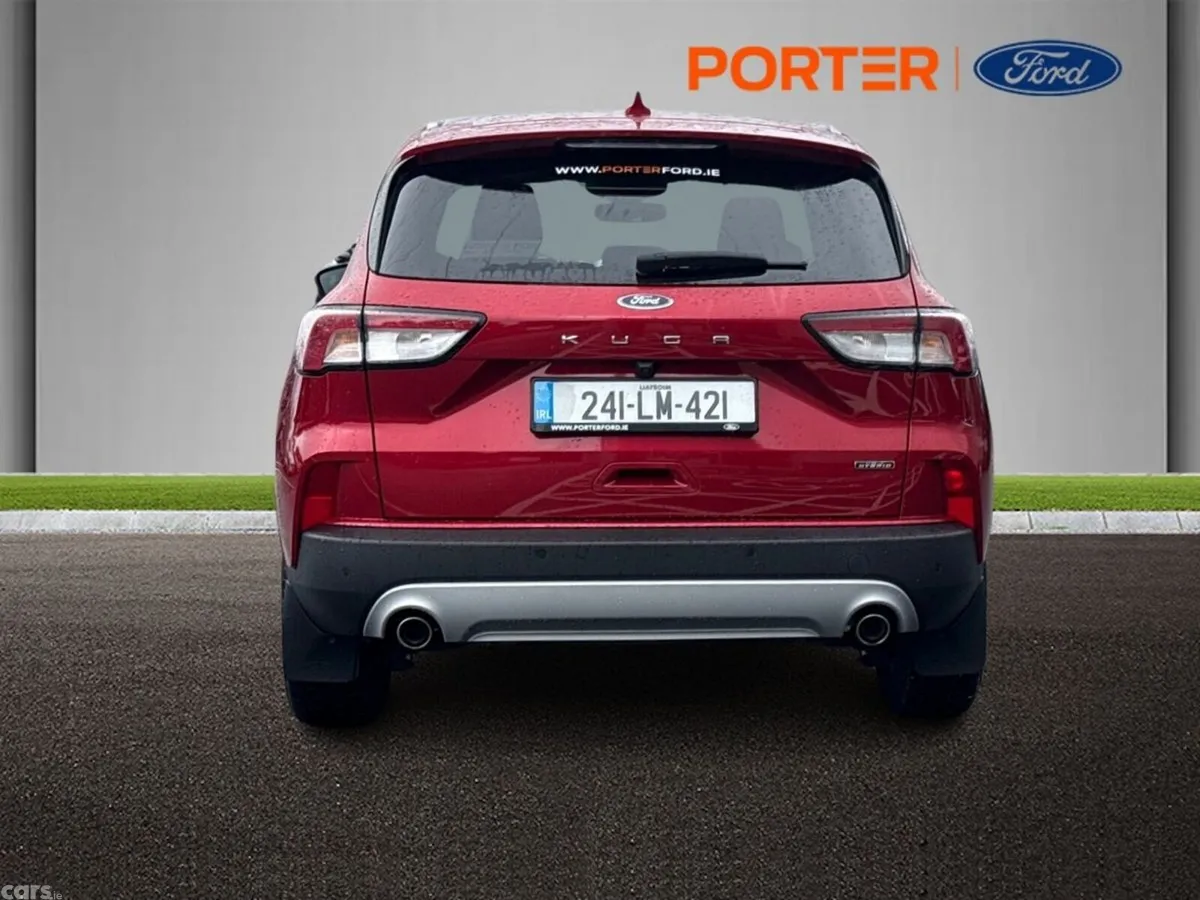 Ford Kuga SUV, Petrol Plug-in Hybrid, 2024, Red