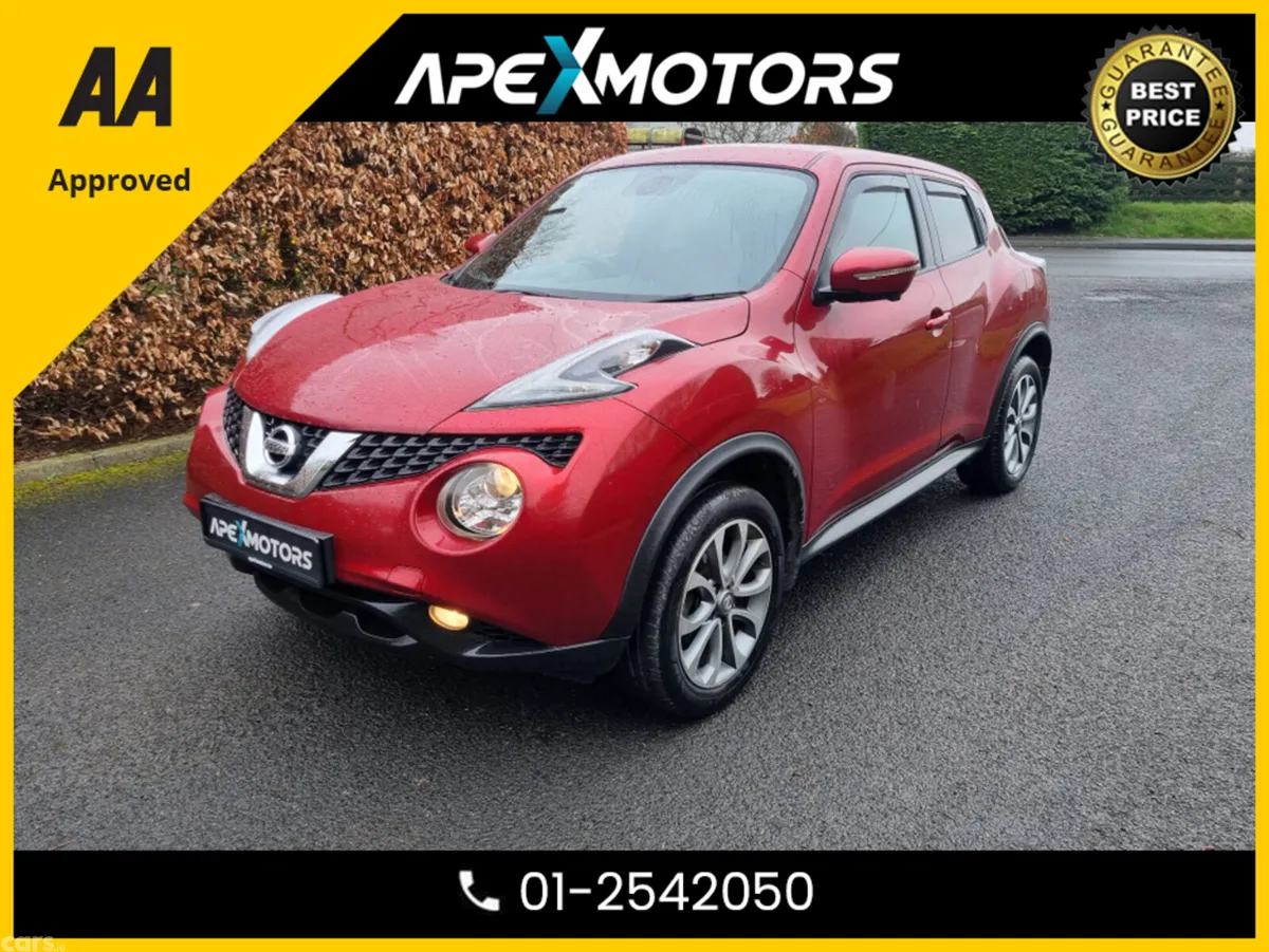 Nissan Juke Hatchback, Petrol, 2017, Red