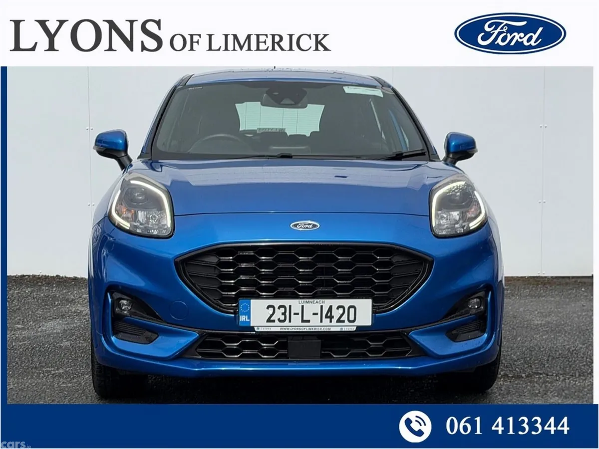Ford Puma MPV, Petrol Hybrid, 2023, Blue