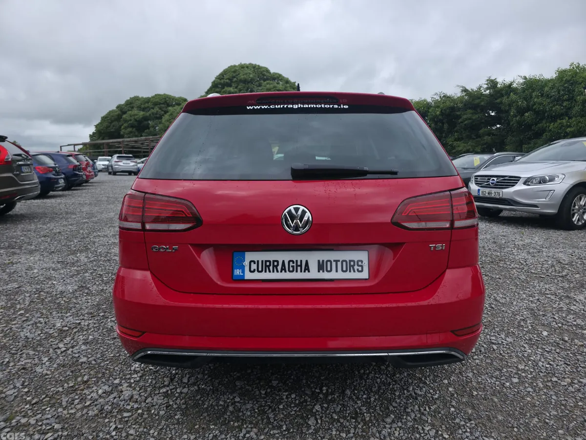 Volkswagen Golf Estate, Petrol, 2018, Red