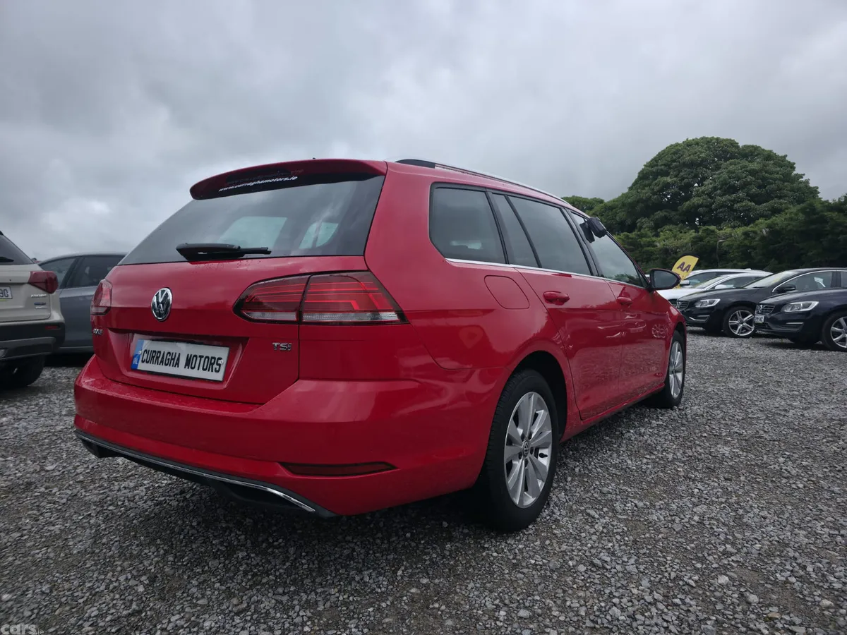 Volkswagen Golf Estate, Petrol, 2018, Red