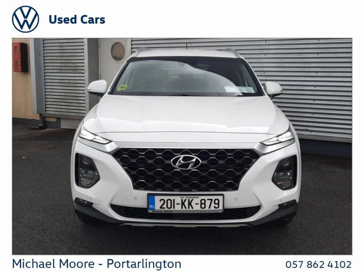 Hyundai Santa Fe SUV, Diesel, 2020, White