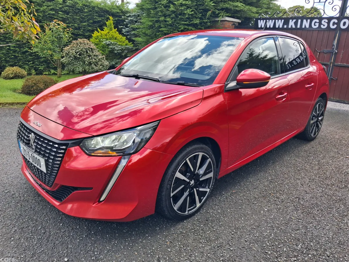 Peugeot 208 Hatchback, Petrol, 2021, Red
