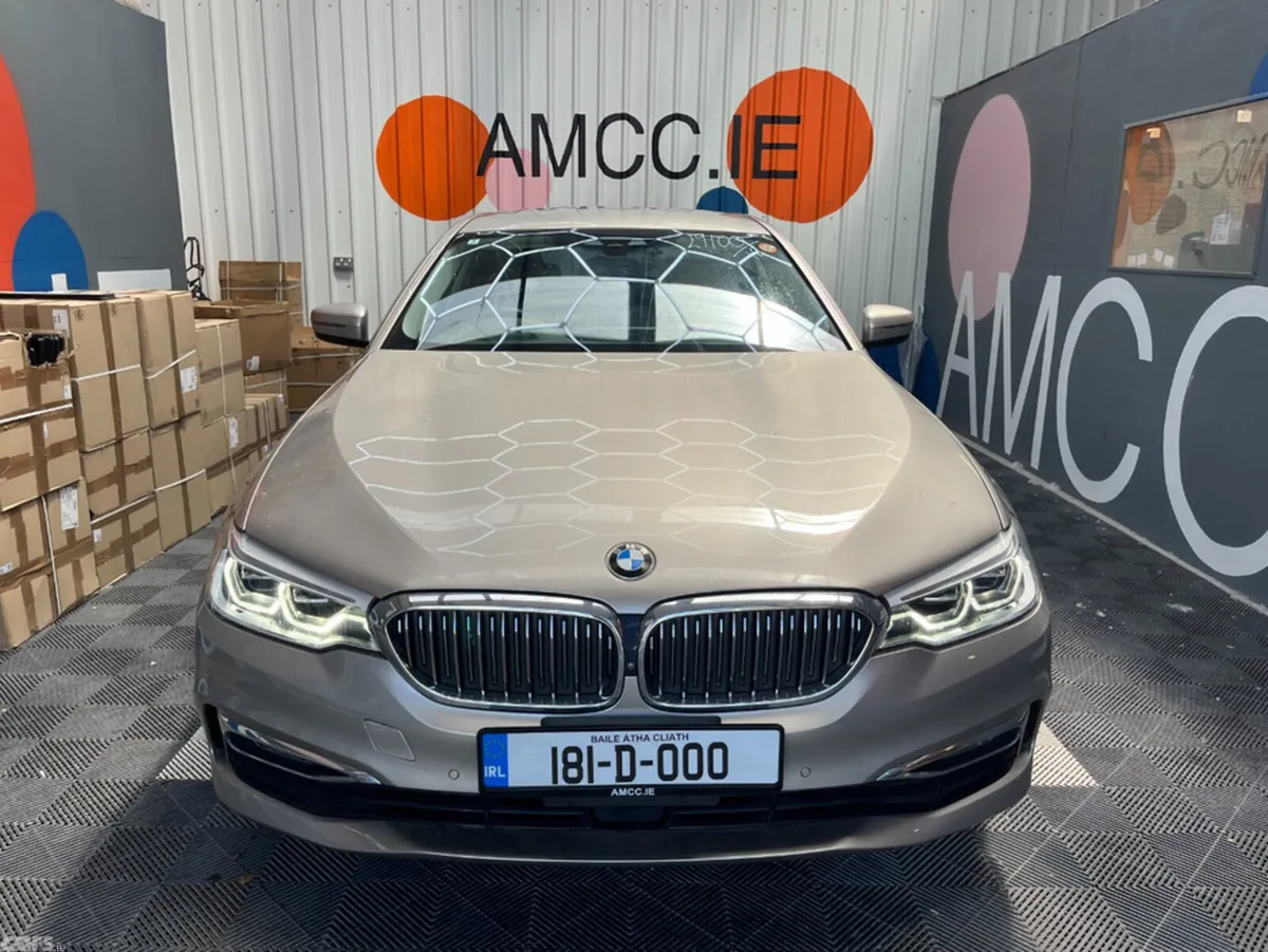 BMW 5-Series Saloon, Diesel, 2018, Gold