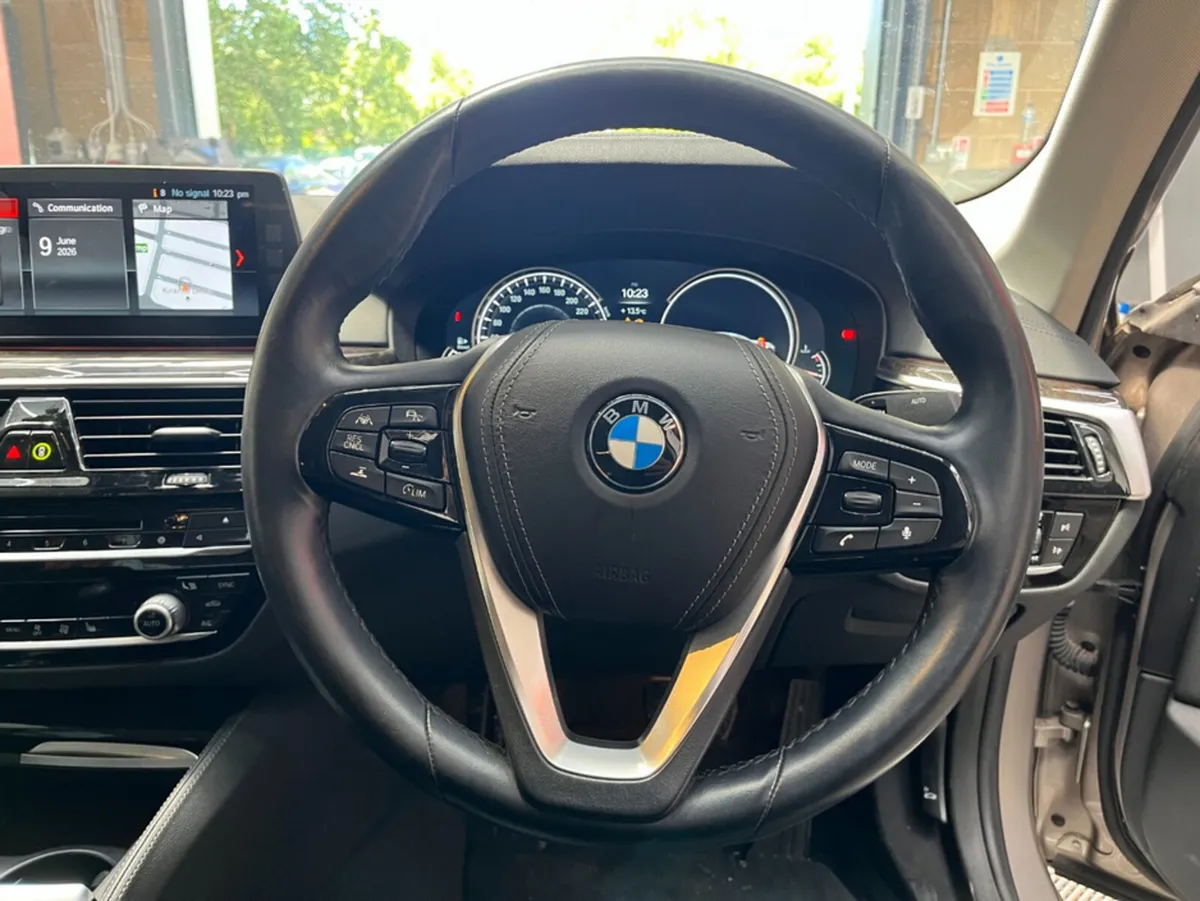 BMW 5-Series Saloon, Diesel, 2018, Gold