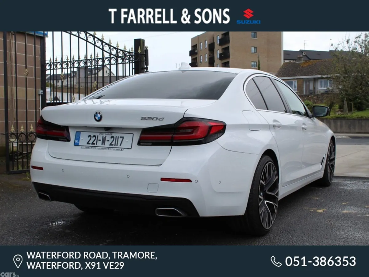 BMW 5-Series Saloon, Diesel, 2022, White