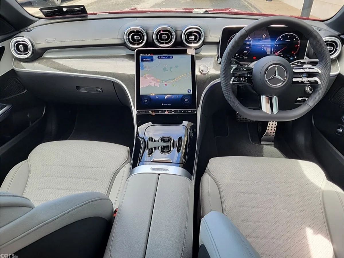 Mercedes-Benz C-Class Saloon, Diesel Hybrid, 2027, Red