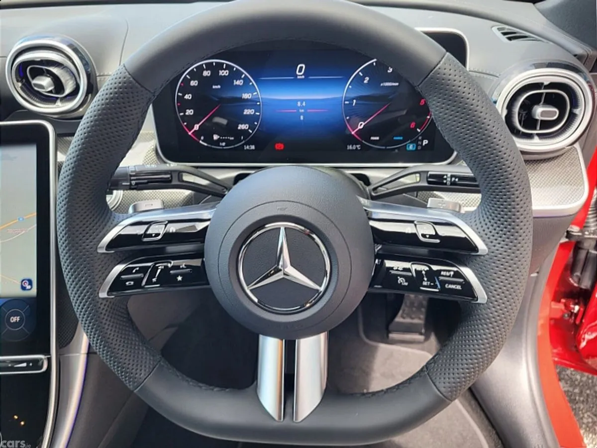 Mercedes-Benz C-Class Saloon, Diesel Hybrid, 2027, Red