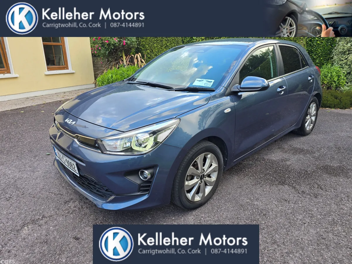 Kia Rio Hatchback, Gas, 2022, Blue