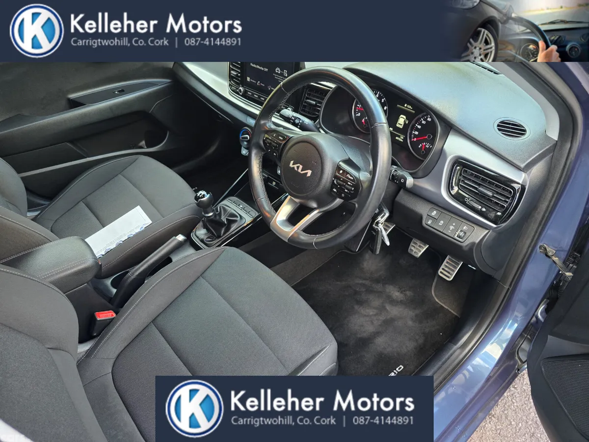 Kia Rio Hatchback, Gas, 2022, Blue