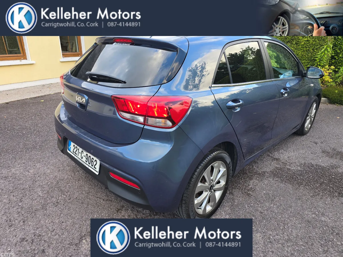 Kia Rio Hatchback, Gas, 2022, Blue