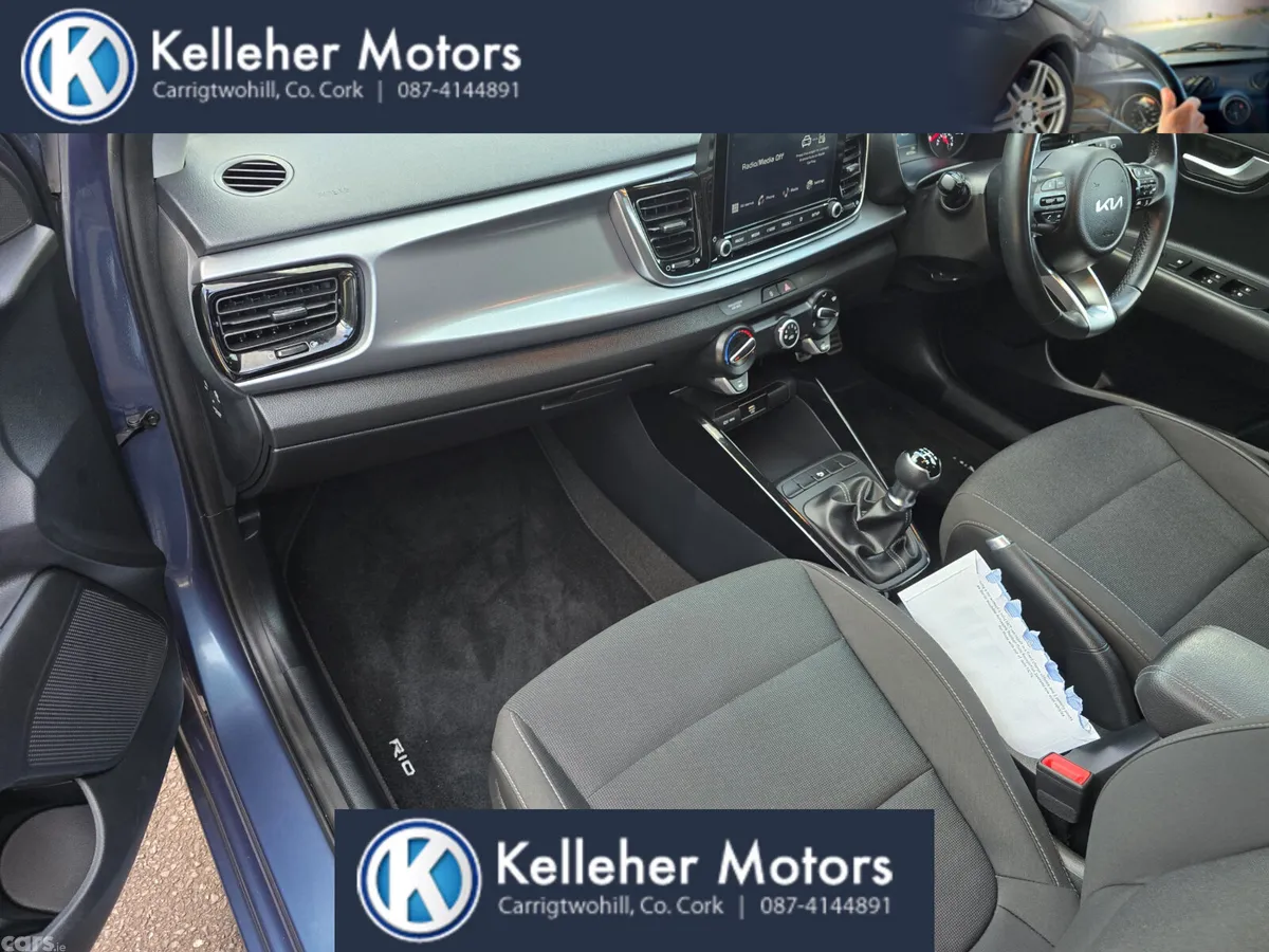 Kia Rio Hatchback, Gas, 2022, Blue