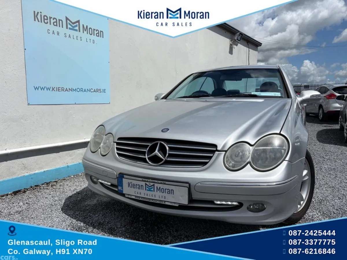 Mercedes-Benz CLK Coupe, Petrol, 2002, Silver