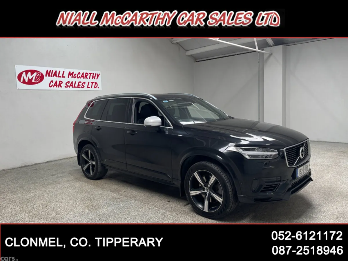 Volvo XC90 SUV, Petrol Plug-in Hybrid, 2019, Black