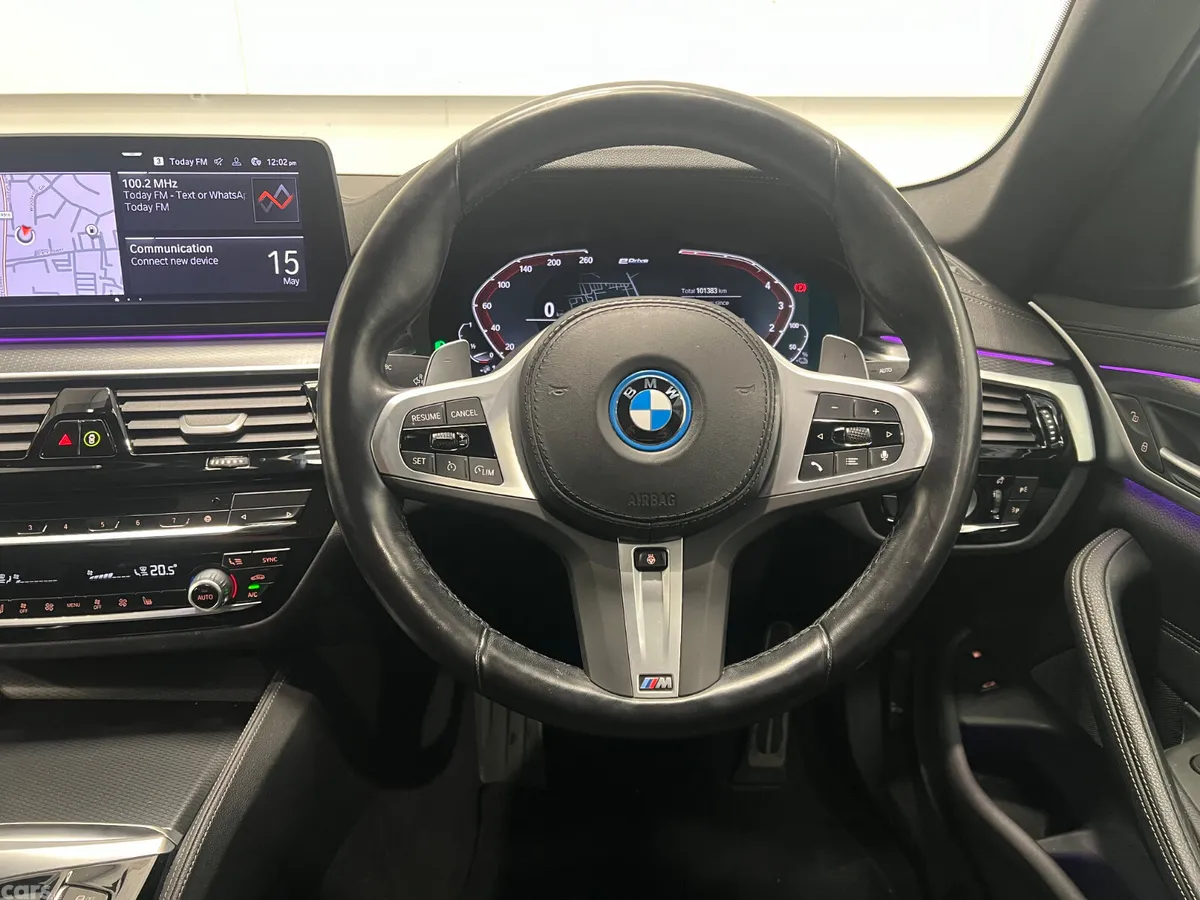 BMW 5-Series Saloon, Petrol Plug-in Hybrid, 2023, Black
