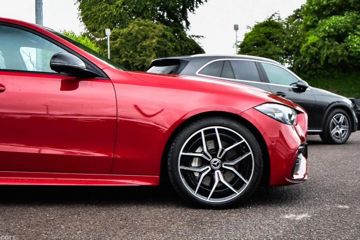 Mercedes-Benz C-Class Saloon, Diesel Hybrid, 2025, Red