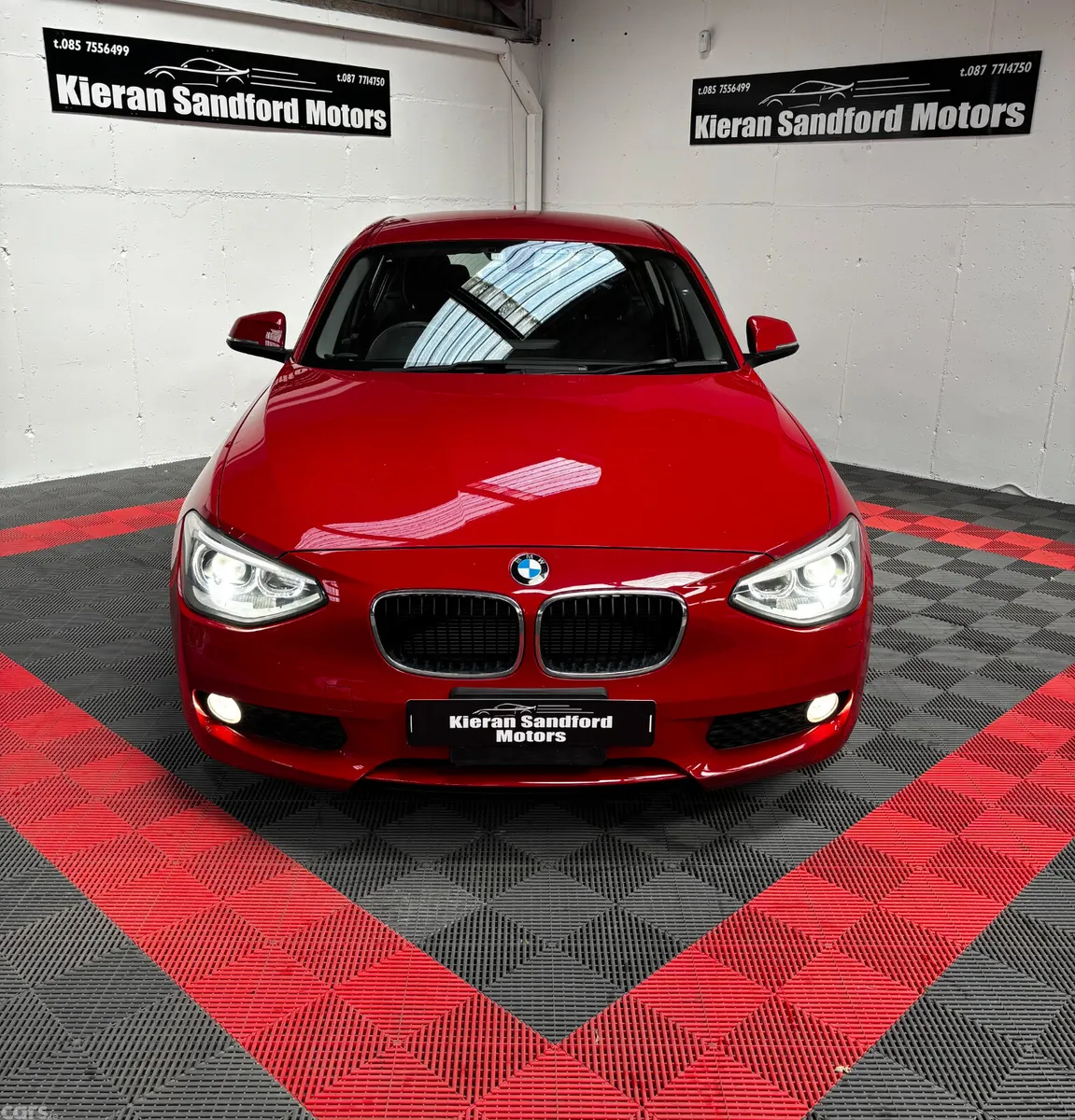 BMW 1-Series Hatchback, Petrol, 2014, Red