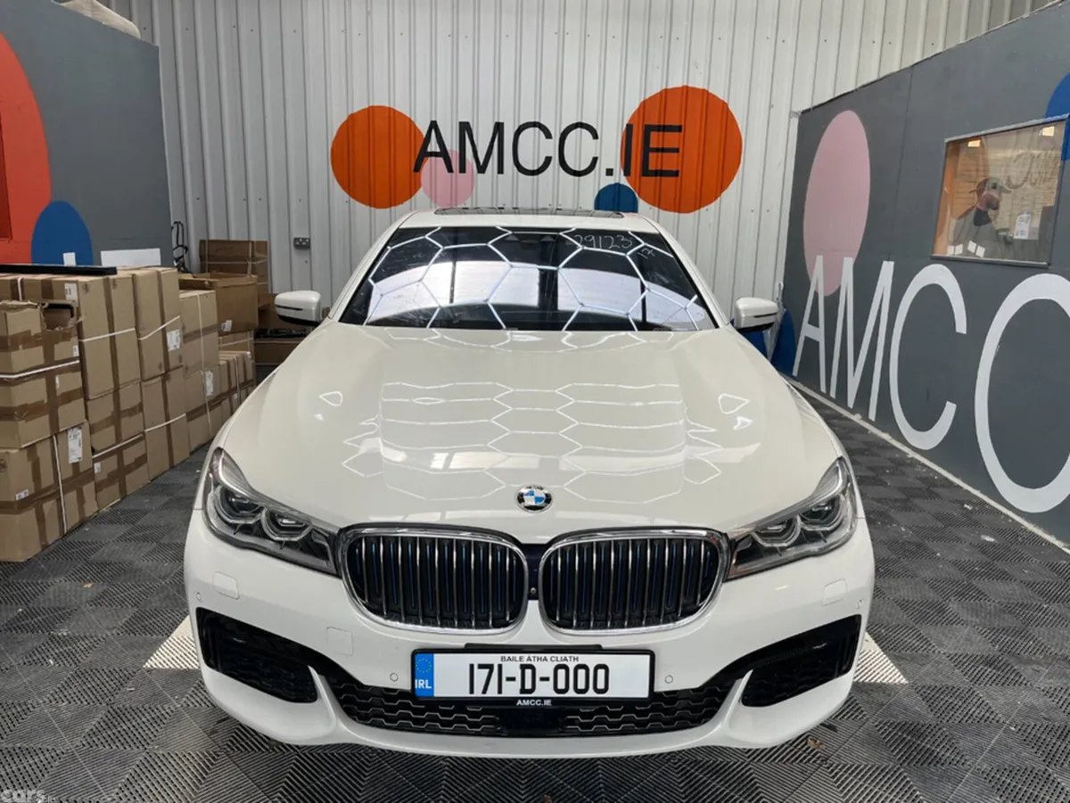 BMW 7-Series Saloon, Petrol Plug-in Hybrid, 2017, White