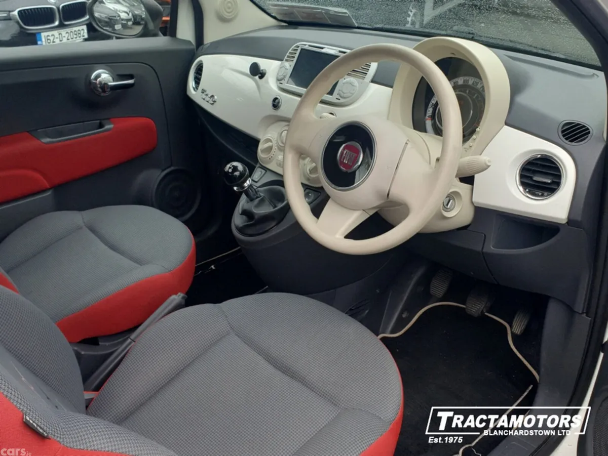 Fiat 500 Convertible, Petrol, 2016, White