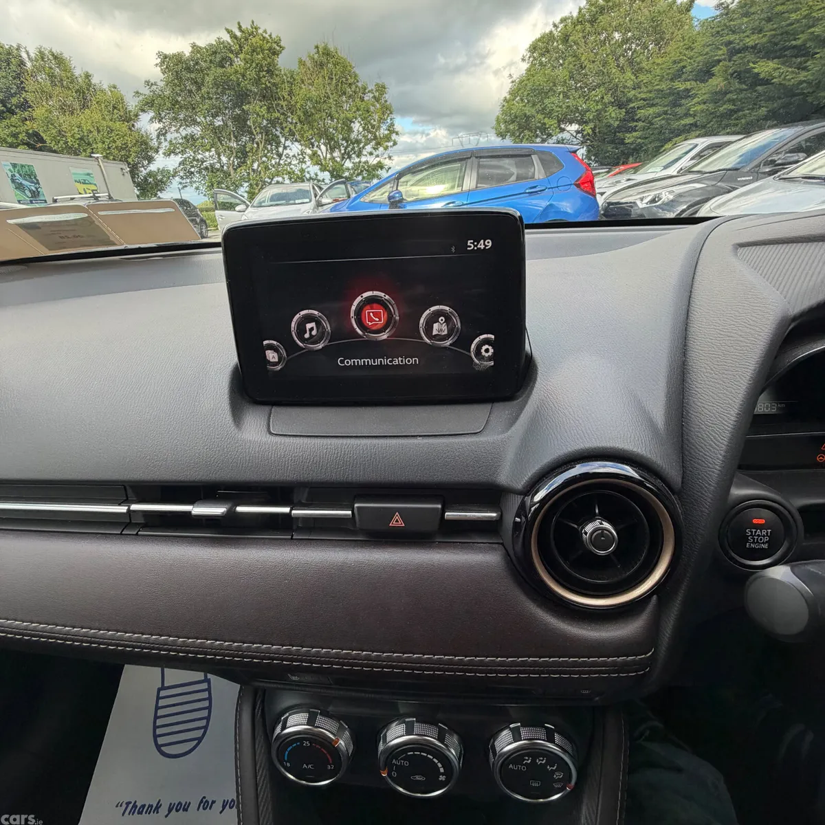 Mazda Demio Hatchback, Petrol, 2017, Red