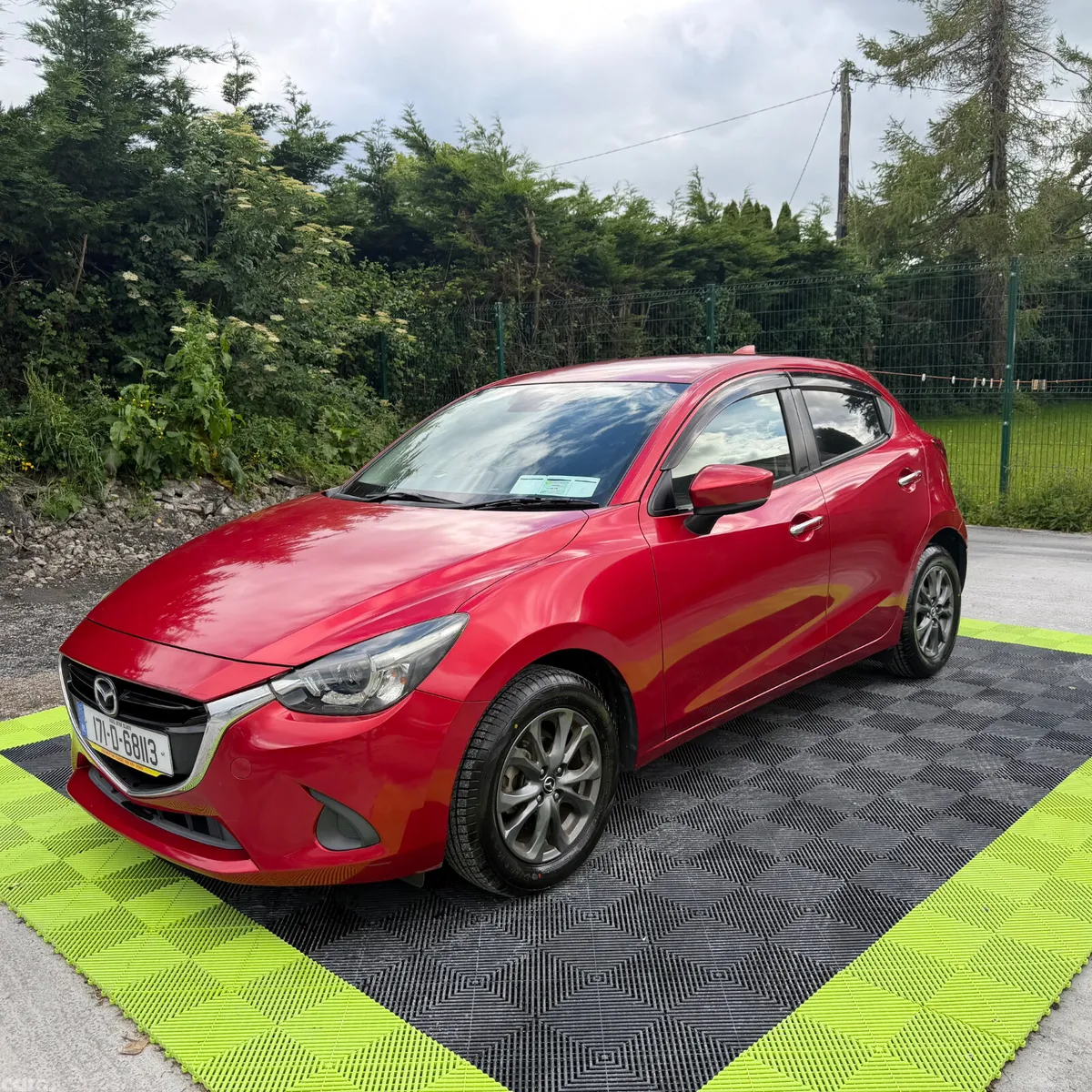 Mazda Demio Hatchback, Petrol, 2017, Red
