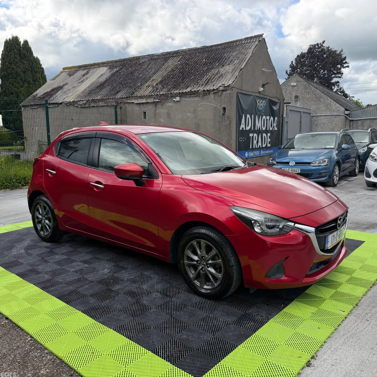 Mazda Demio Hatchback, Petrol, 2017, Red
