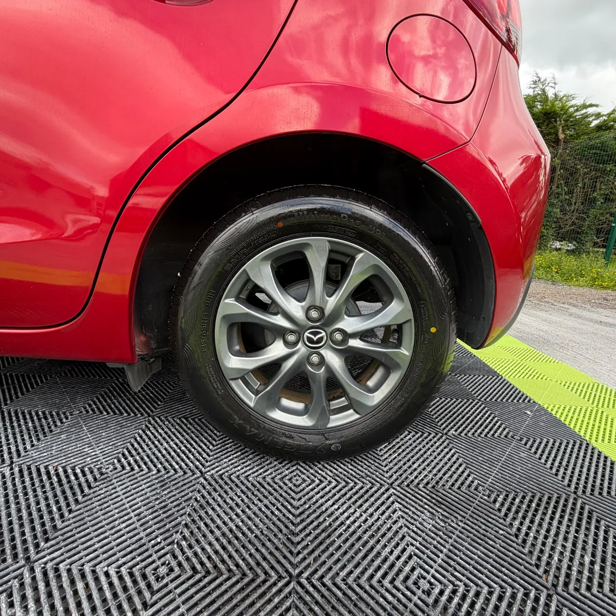Mazda Demio Hatchback, Petrol, 2017, Red