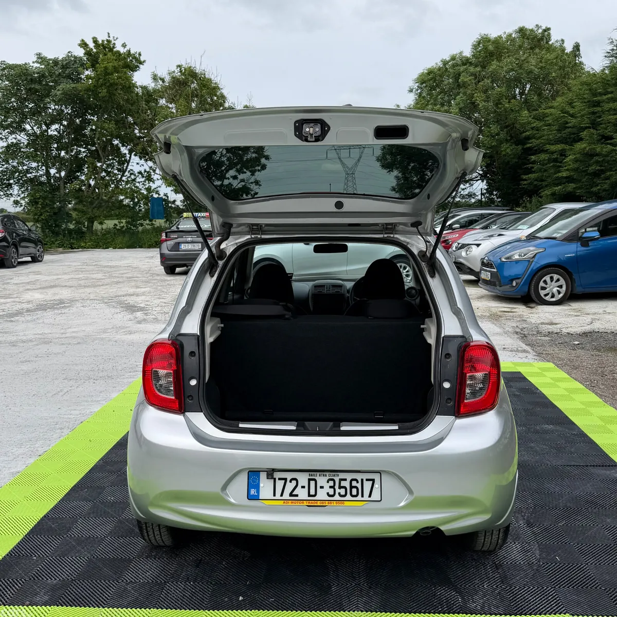 Nissan March Hatchback, Petrol, 2017, Silver