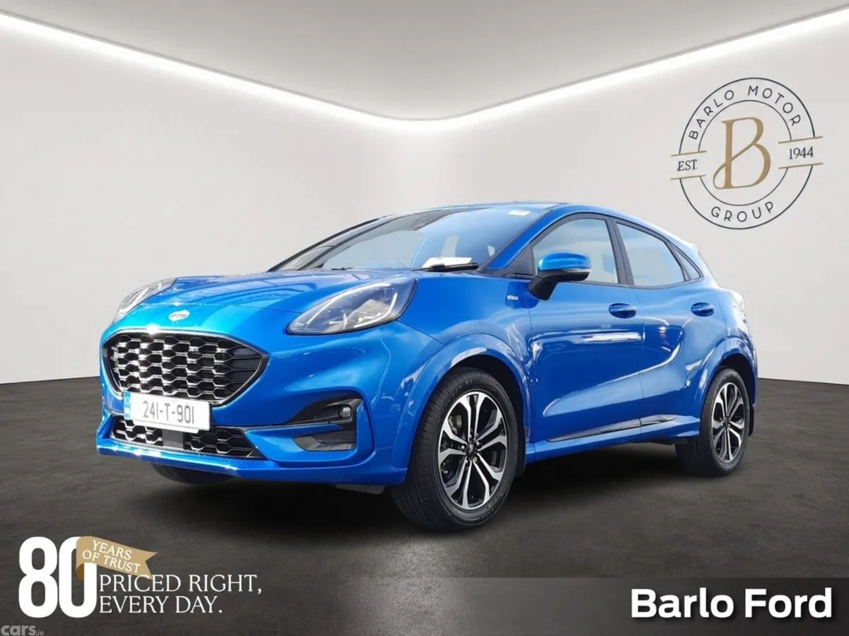 Ford Puma MPV, Petrol Hybrid, 2024, Blue