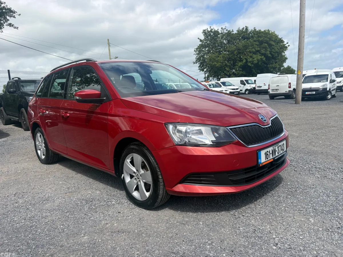 Skoda Fabia Estate, Diesel, 2016, Red