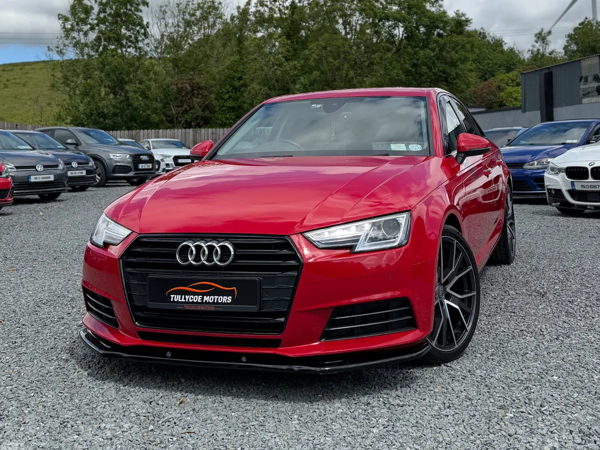 Audi A4 Saloon, Diesel, 2017, Red