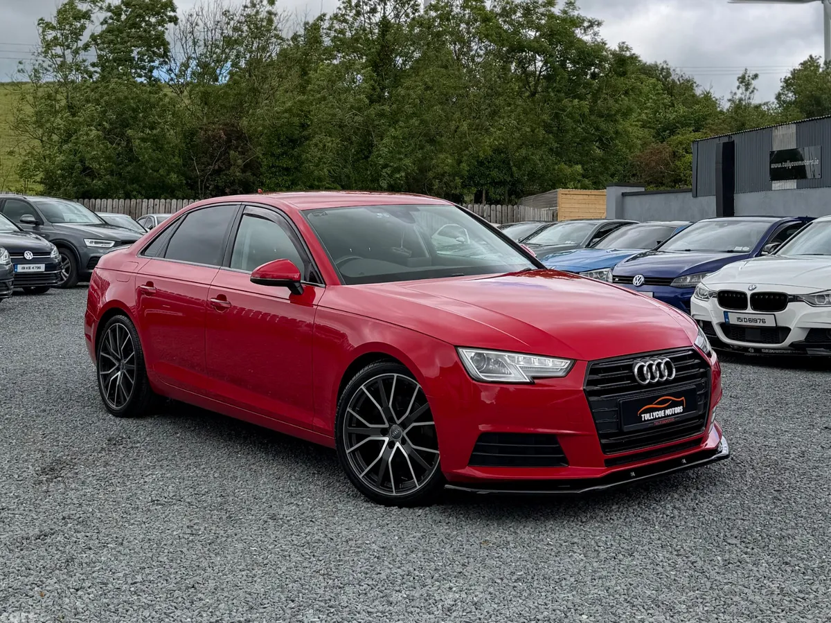 Audi A4 Saloon, Diesel, 2017, Red
