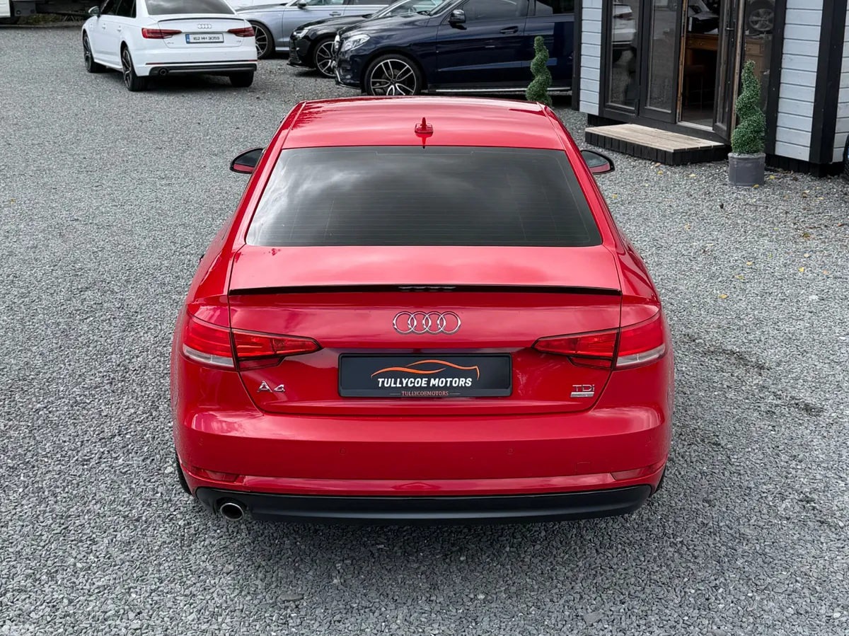 Audi A4 Saloon, Diesel, 2017, Red