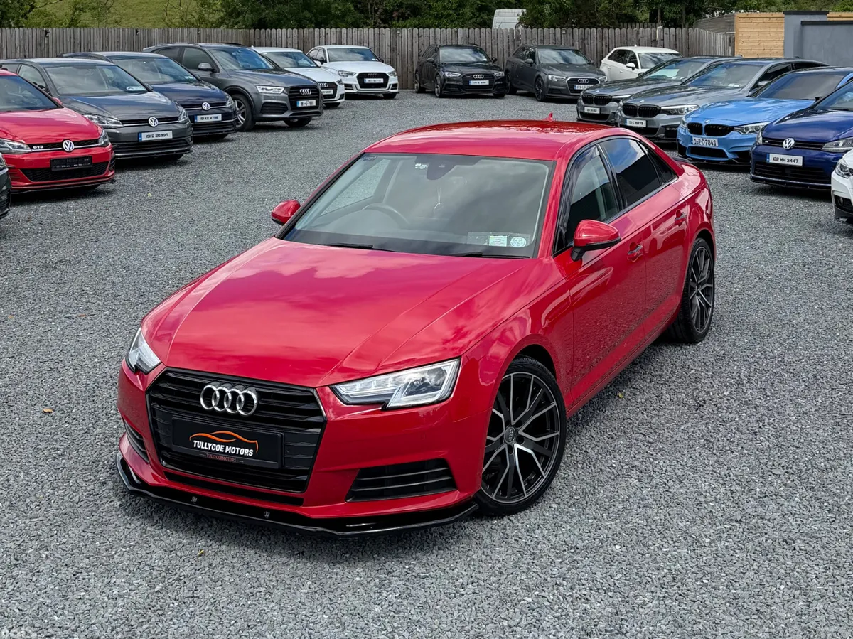 Audi A4 Saloon, Diesel, 2017, Red