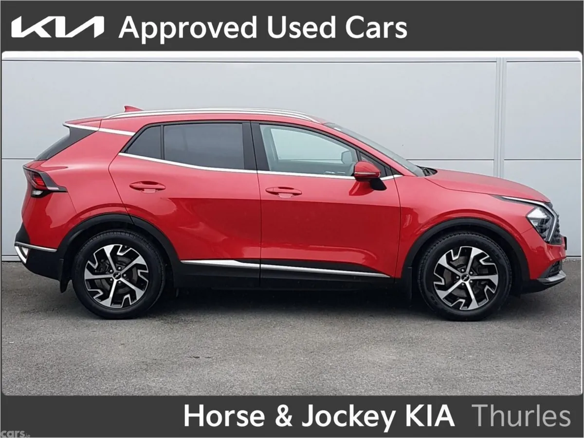 Kia Sportage SUV, Diesel Hybrid, 2023, Red