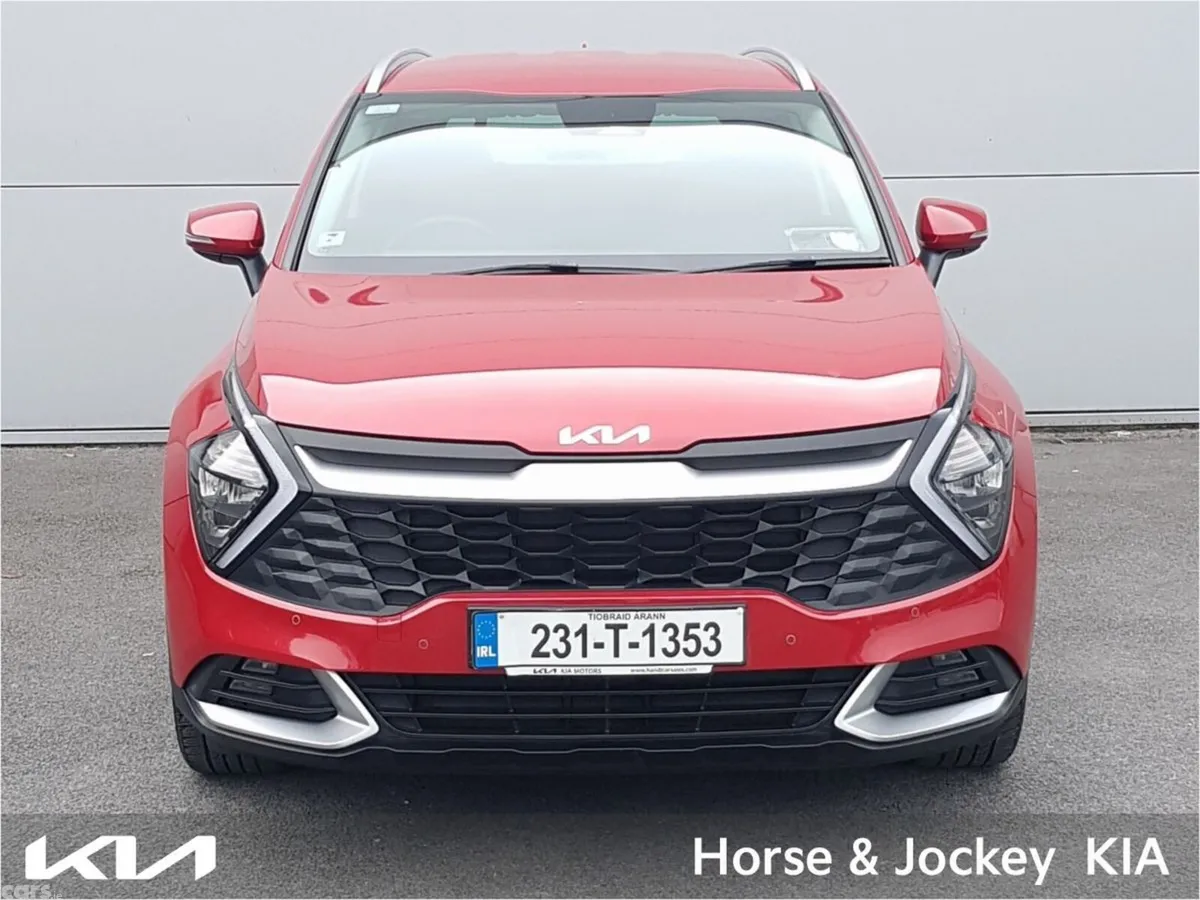 Kia Sportage SUV, Diesel Hybrid, 2023, Red