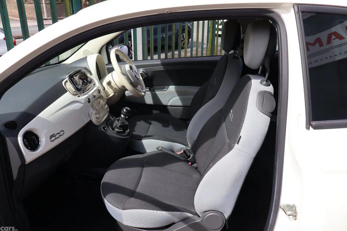 Fiat 500 Hatchback, Petrol, 2016, White