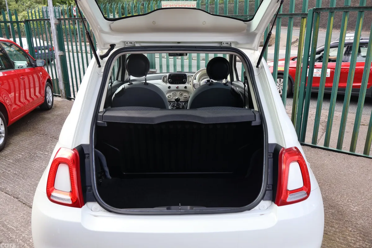 Fiat 500 Hatchback, Petrol, 2016, White