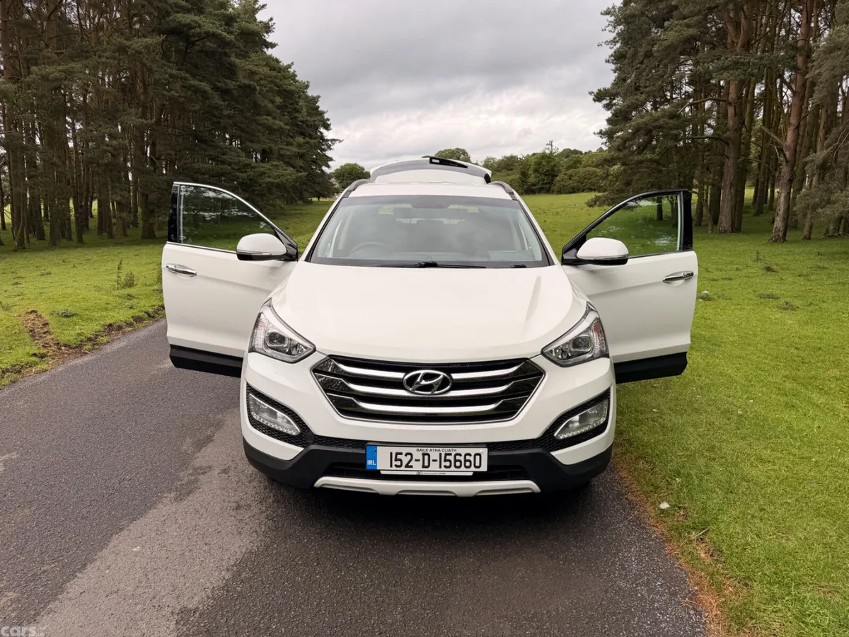 Hyundai Santa Fe SUV, Diesel, 2015, White
