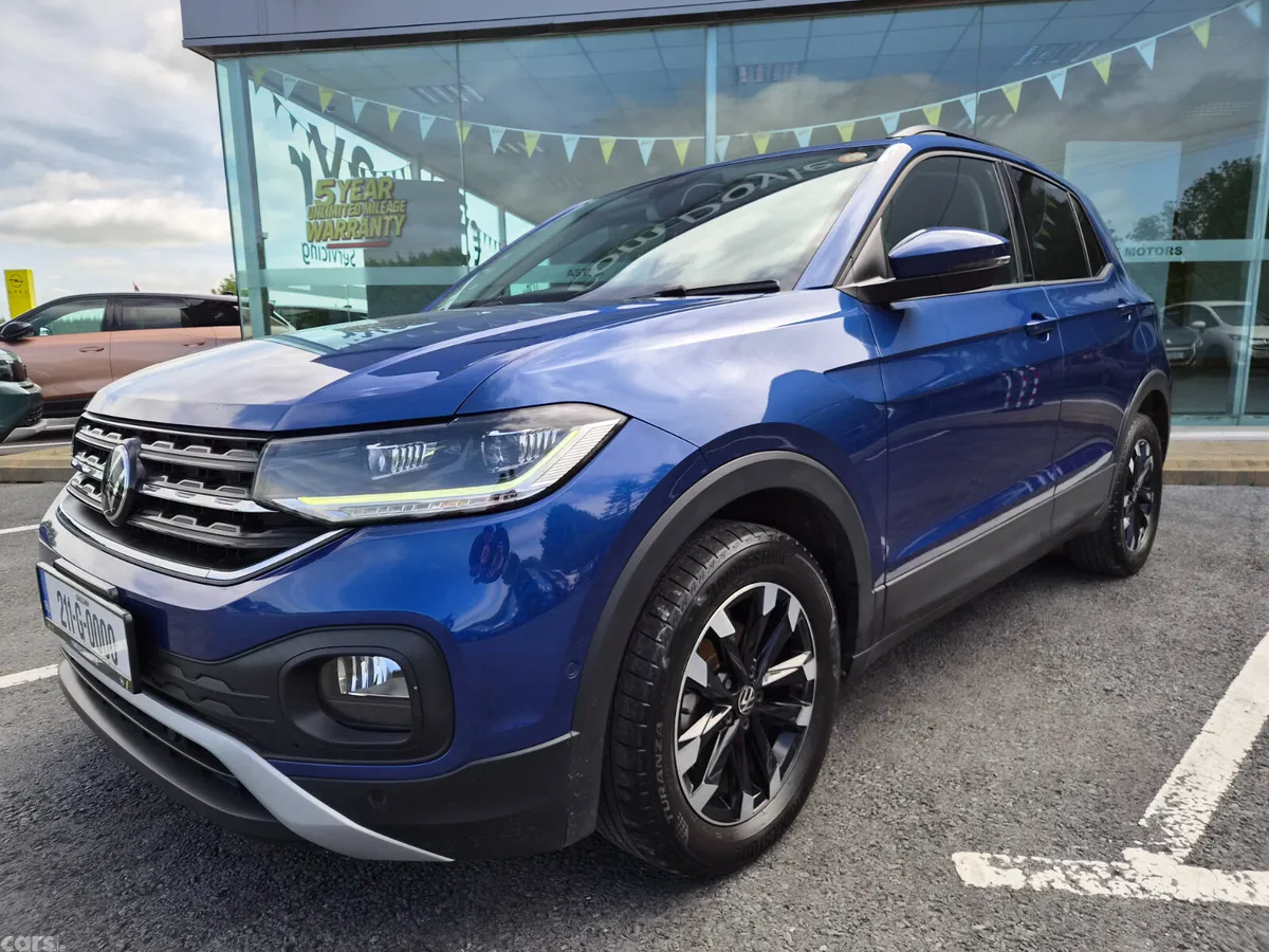 Volkswagen T-Cross SUV, Petrol, 2021, Blue
