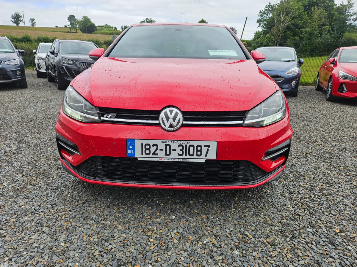 Volkswagen Golf Hatchback, Petrol, 2018, Red