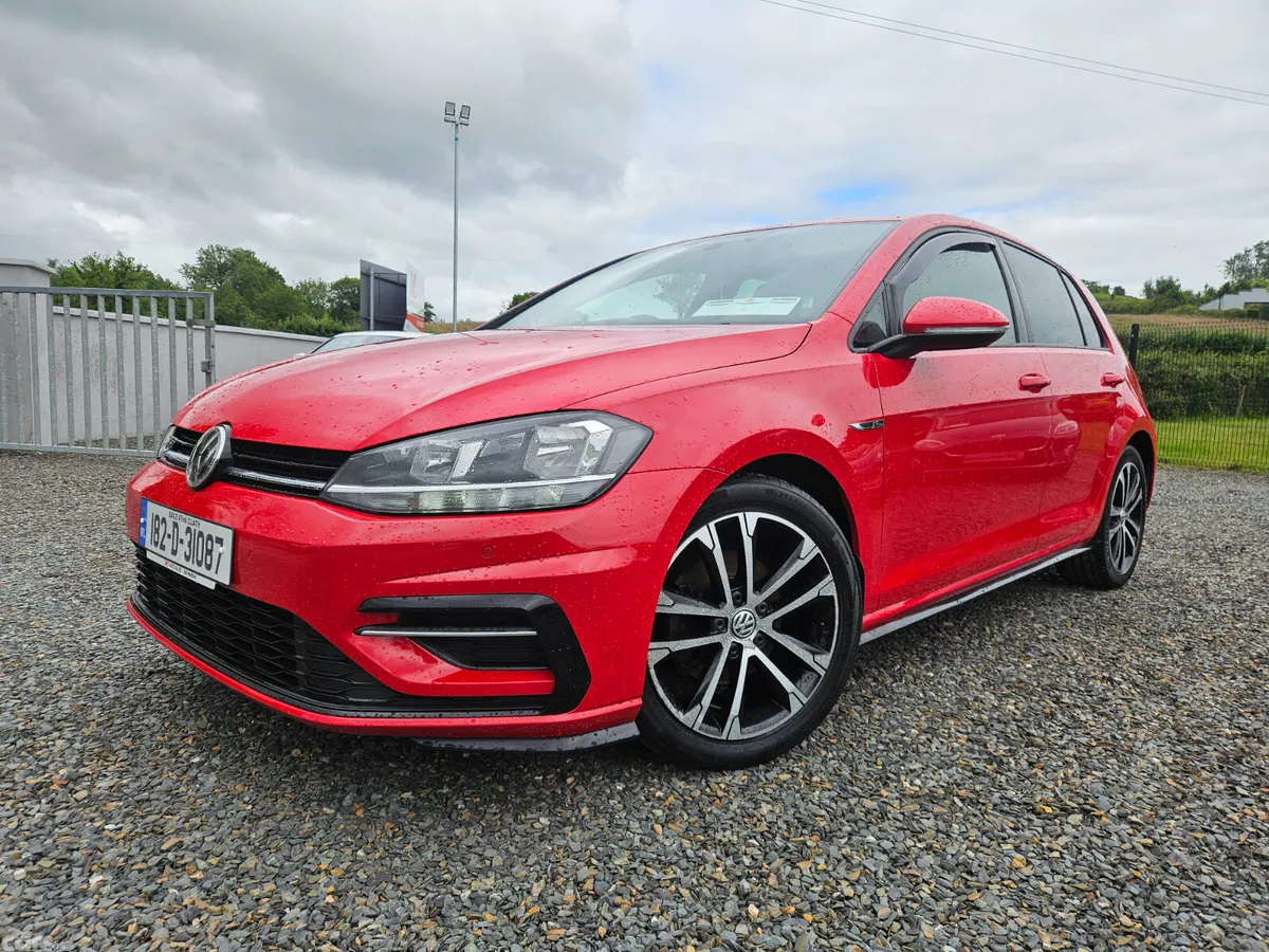 Volkswagen Golf Hatchback, Petrol, 2018, Red