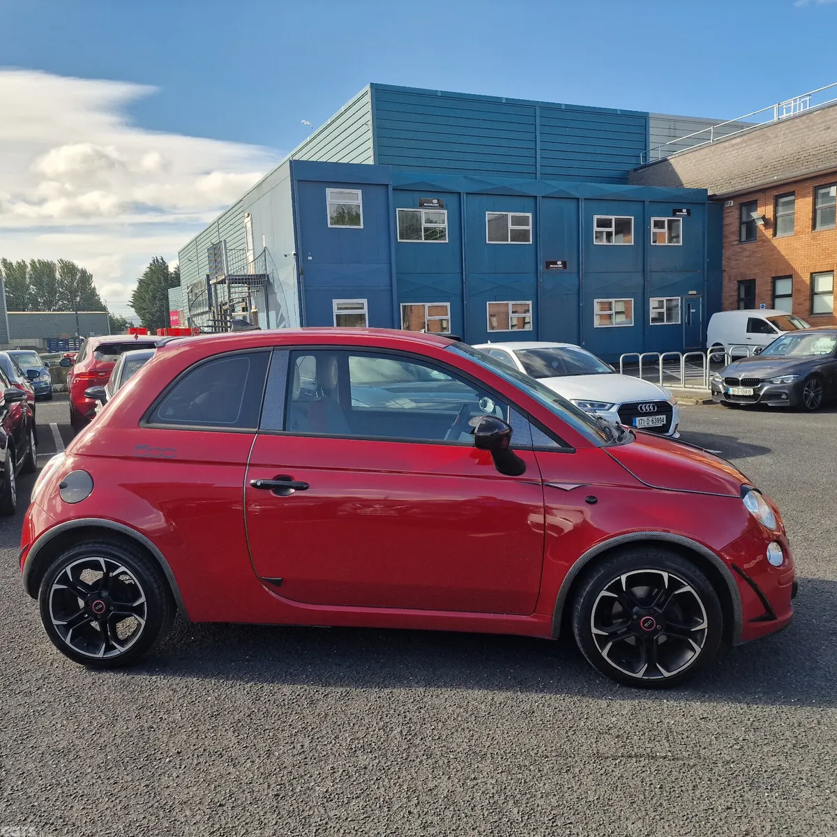 Fiat 500 Hatchback, Petrol, 2015, Red