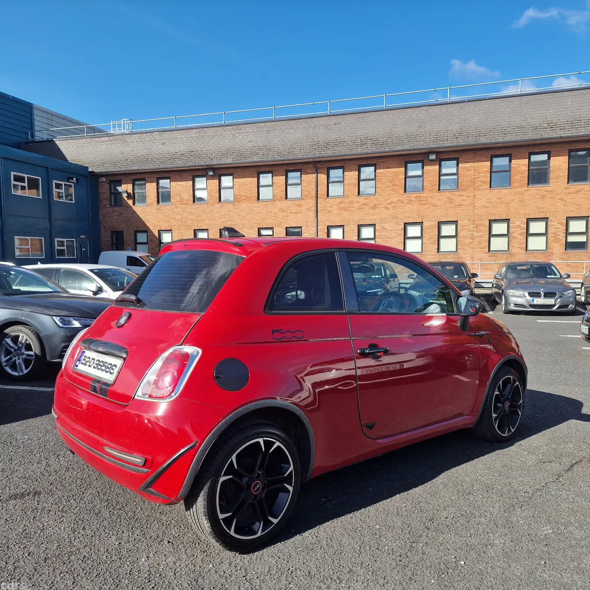 Fiat 500 Hatchback, Petrol, 2015, Red