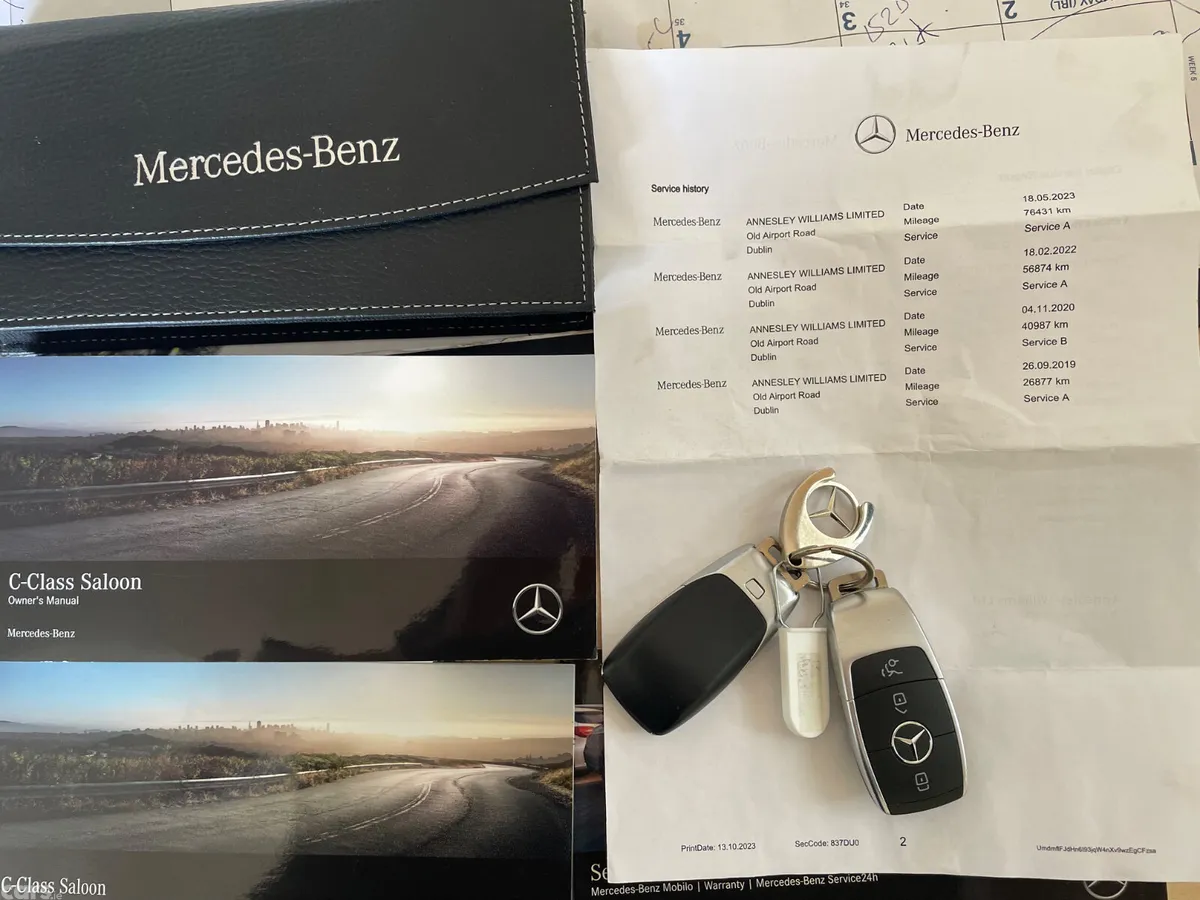 Mercedes-Benz C-Class Saloon, Diesel, 2019, Silver